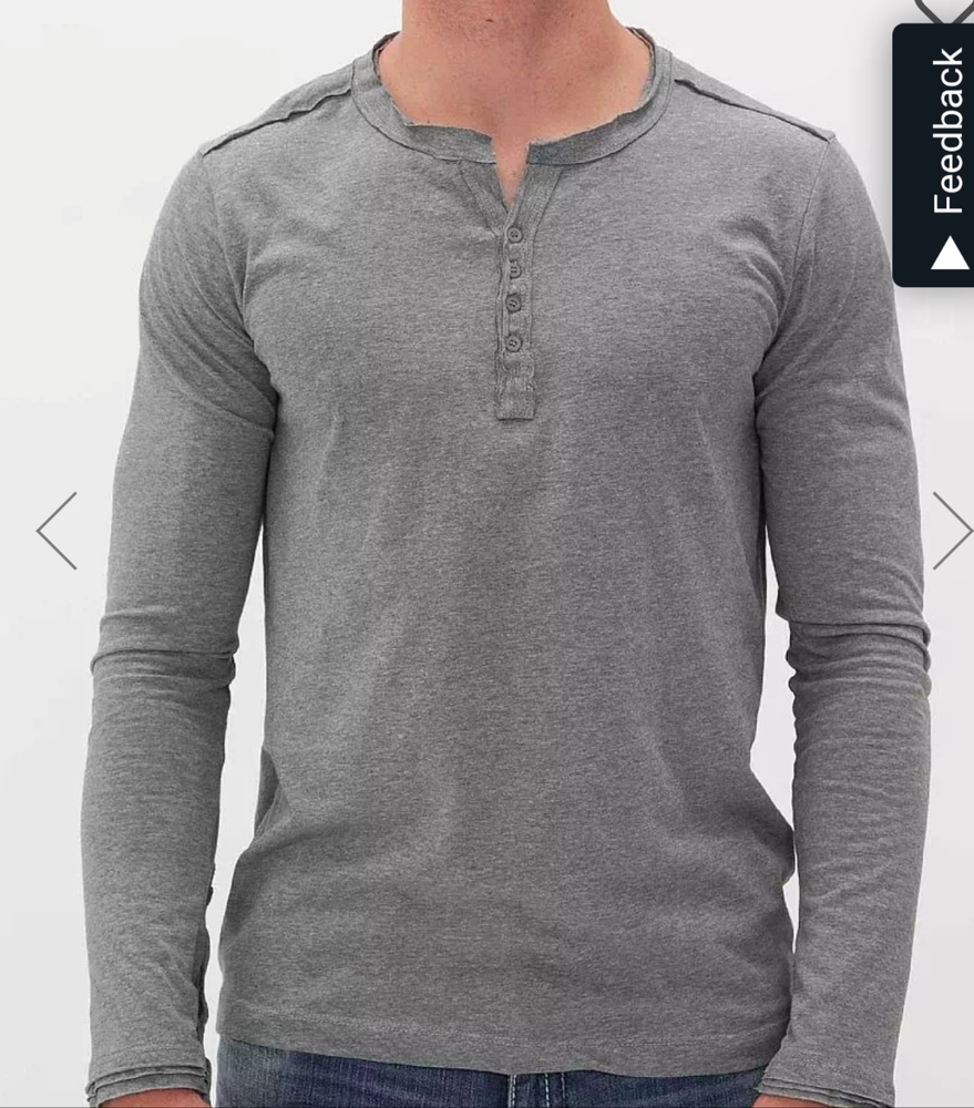 Rogue Raw Edge Henley Long Sleeve